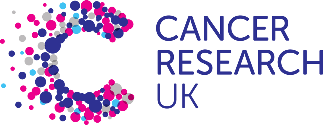 Cancer research uk logo showcasing Servca’s social responsibility.