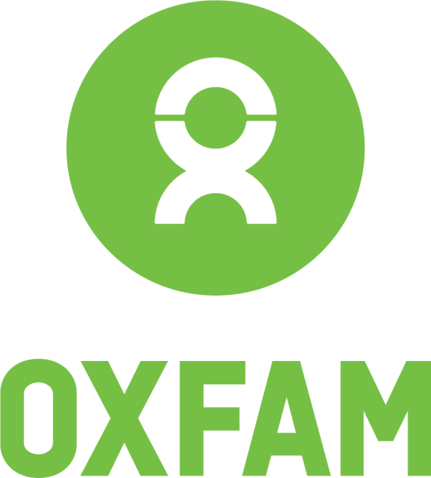 Oxfam logo highlighting Servca’s social responsibility.